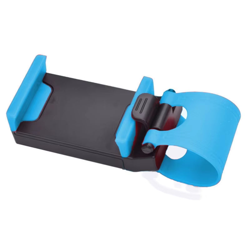 1 Pc Universal Car Steering Wheel Mobile Phone Holder Mount Buckle Socket Holder for Iphone Xiaomi Samsung GPS Stands