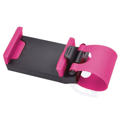 1 Pc Universal Car Steering Wheel Mobile Phone Holder Mount Buckle Socket Holder for Iphone Xiaomi Samsung GPS Stands